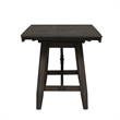 Pemberly Row 6 Piece Gathering Table Set with 12 Inch Leaves in Brown