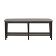 Pemberly Row 6 Piece Gathering Table Set with 12 Inch Leaves in Brown