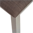 Pemberly Row Slat Back Upholstered Side Chair Set of 2 in Grey Linen