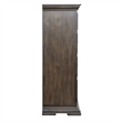 Pemberly Row Light Brown 10 Drawer Chesser with Felt Lined Top Drawers