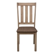 Pemberly Row Slat Back Side Chair with Double Bead Molding in Sandstone