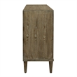 Pemberly Row 4 Door Accent Cabinet with Linen Doors in Driftwood