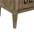 Pemberly Row 4 Door Accent Cabinet with Linen Doors in Driftwood
