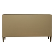 Pemberly Row 4 Door Accent Cabinet with Linen Doors in Driftwood