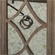 Pemberly Row Multi Credenza and Hutch Set with Grid Overlay and Dovetail