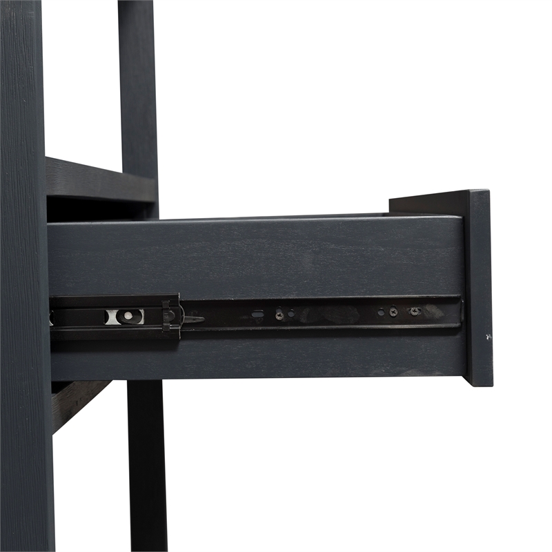 Pemberly Row Multi Accent Bookcase with Fixed Shelves and Drawer