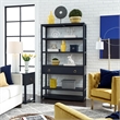 Pemberly Row Multi Accent Bookcase with Fixed Shelves and Drawer