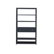 Pemberly Row Multi Accent Bookcase with Fixed Shelves and Drawer