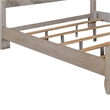 Pemberly Row King California Panel Bed with Decorative Tile in Washed Taupe