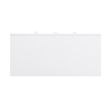 Pemberly Row White 5 Drawer Chest with Dovetail and Case Moldings