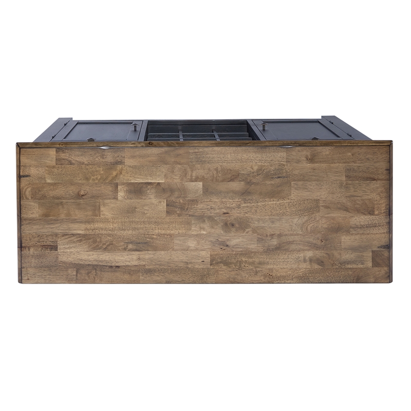 Pemberly Row Server with Dovetail Drawers and Dust Proofing in Black