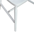 Pemberly Row Spindle Back Side Chair Set of 2 with Splayed Turned Legs