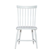 Pemberly Row Spindle Back Side Chair Set of 2 with Splayed Turned Legs