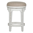 Pemberly Row White 4 Piece Console Set with 3 Stools Bar Height Serving