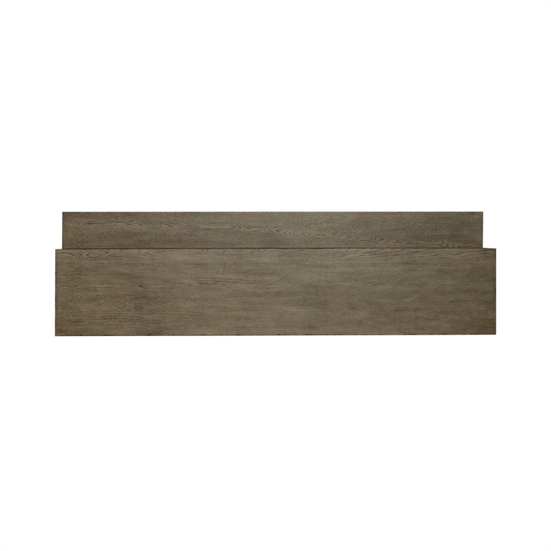 Pemberly Row Console Bar Table with Charging Station in Dusty Taupe