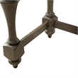 Pemberly Row Console Bar Table with Charging Station in Dusty Taupe