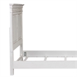 Pemberly Row White Queen Panel Headboard with Dovetail Construction