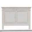 Pemberly Row White Queen Panel Headboard with Dovetail Construction