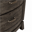 Pemberly Row Nightstand with Built-In Charging Station in Coffee Bean