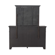 Pemberly Row Dresser and Mirror Set with Cedar Lining in Saddle Brown