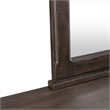 Pemberly Row Dresser and Mirror Set with Cedar Lining in Saddle Brown