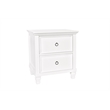 Pemberly Row 4-Piece White Queen Bedroom Set with Poplar Wood Frame