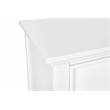 Pemberly Row 4-Piece White Queen Bedroom Set with Poplar Wood Frame
