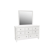 Pemberly Row 4-Piece White Queen Bedroom Set with Poplar Wood Frame