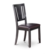 Pemberly Row 3-Piece Dining Table Set with PU Leather Chairs Black Finish