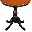 Pemberly Row 3-Piece Wooden Dining Table Set with Slatted Chairs