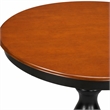 Pemberly Row 3-Piece Dining Set with X Back Chairs in Black & Cherry