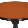 Pemberly Row 3-Piece Cherry Table Set with Slatted Chairs