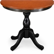 Pemberly Row 3-Piece Cherry Table Set with Slatted Chairs