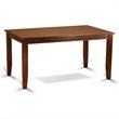 Pemberly Row 5-Piece Wood Dining Table Set in Mahogany Finish