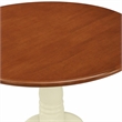 Pemberly Row 5-Piece Wood Dining Set Buttermilk/Cherry Finish Slatted Back
