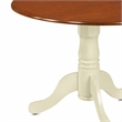 Pemberly Row 5-Piece Wood Dining Table Set in Buttermilk and Cherry Finish