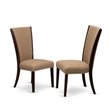 Pemberly Row 5-Piece Dining Table Set with Drop Leafs in Mahogany