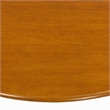 Pemberly Row 5-Piece Wood Dining Set with Round Table in Black/Cherry