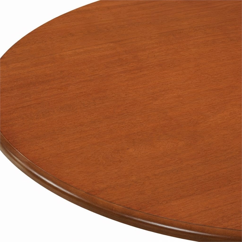 Pemberly Row 5-Piece Wood Kitchen Table Set in Buttermilk and Cherry
