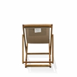 Pemberly Row Set of 2 Folding Beach Chairs in Natural Oil Finish