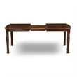 Pemberly Row 7-Piece Dining Set with Linen Upholstery in Mahogany Finish