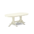 Pemberly Row 5-Piece Dining Table Set in Linen White and Platinum Gray