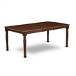 Pemberly Row 7-Piece Kitchen Table Set in Mahogany Platinum Gray