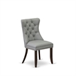 Pemberly Row 5-Piece Kitchen Table Set Distressed Jacobean Light Gray Chairs