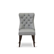 Pemberly Row 5-Piece Kitchen Table Set Distressed Jacobean Light Gray Chairs