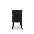 Pemberly Row 5-Piece Rectangle Dining Table Set in Black/Dark Gray