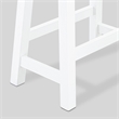 Pemberly Row 4-Piece Dining Room Set in Wire Brushed Bright White Finish