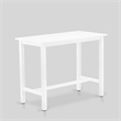 Pemberly Row 4-Piece Dining Room Set in Wire Brushed Bright White Finish