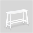 Pemberly Row 4-Piece Dining Room Set in Wire Brushed Bright White Finish