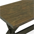 Pemberly Row 7-Piece Wood Dining Room Set with Black Finish